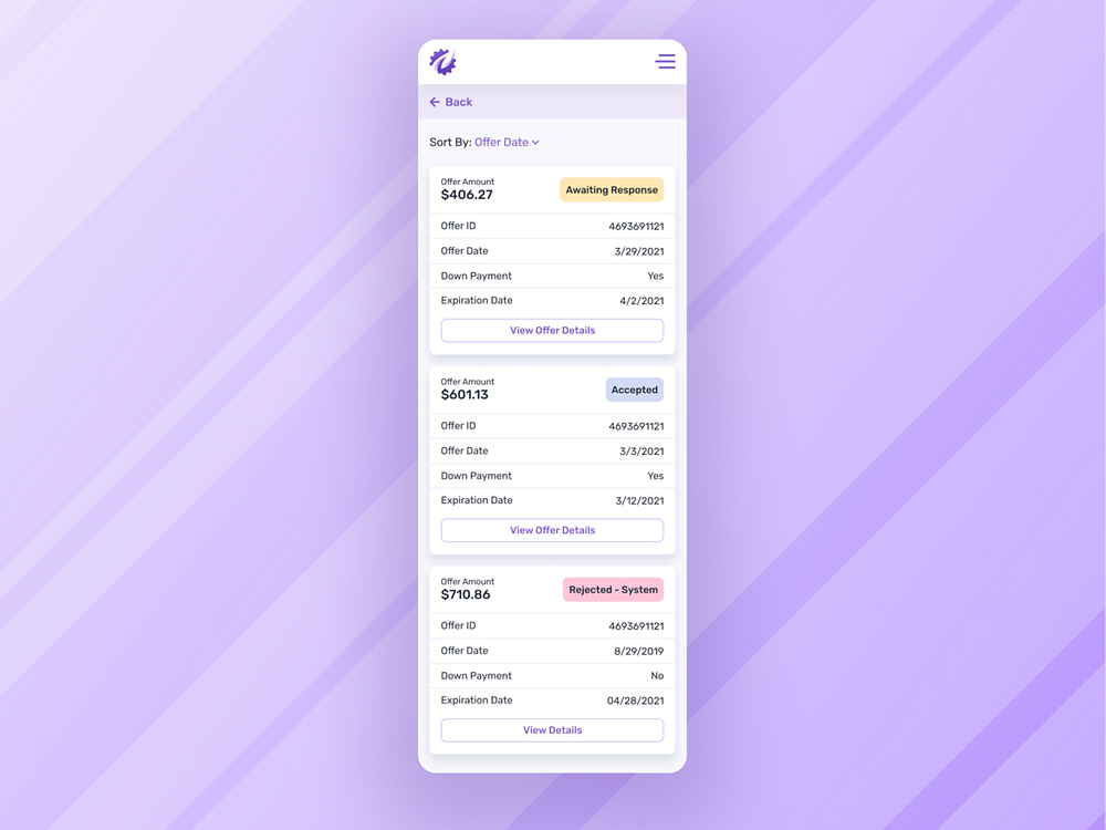Mobile Responsive Table by Tyler Honeycutt on Dribbble