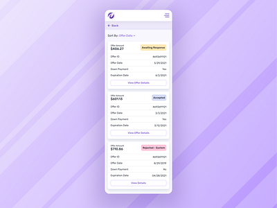 Mobile Responsive Table by Tyler Honeycutt on Dribbble