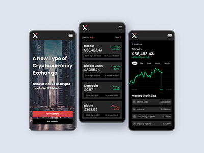 XChange Cryptocurrency Exchange - Dark