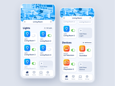 Smart Home Device Manager app design device manager easy to use home app illustration mobile app modern react native smart device smart home ui user experience user friendly user interface ux