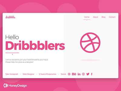 Hello Dribbblers!