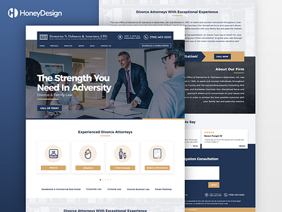 Demetrios N. Dalmares design families family family law home page landing landing page law law firm law office lawfirm lawyer lawyers modern ui ux