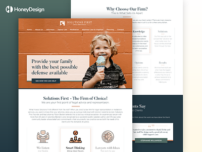 Solutions First children design family family law family portrait home page kids landing landing page law firm law office lawfirm lawyer lawyer logo lawyers minimalist modern ui ux