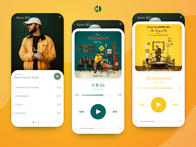 Music Player Mock Up app design application design application ui mobile mobile app mobile app design mobile app development mock up mock up mock ups modern music music app music player ui uidesign ux ux designer ux ui ux ui design