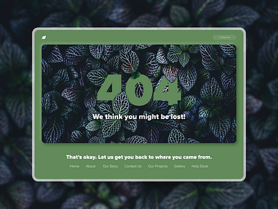 Daily UI Challenge - 404 Page 404 404 error 404 page 404page design illustration landing modern typography ui ux