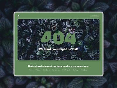 Daily UI Challenge - 404 Page