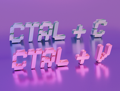 3D Typography 3d design graphic design typography