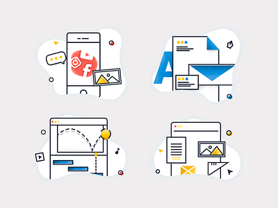 Duva Icons branding design icon icon set icons illustration services textured vector website