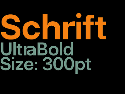 Schrift Typeface