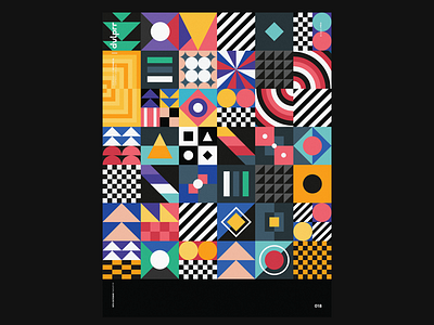 Poster 18 art design geometric geometric design graphic design graphic designer pattern pattern design poster