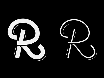 Lettering experiment. design hand lettering lettering letters logo monoline