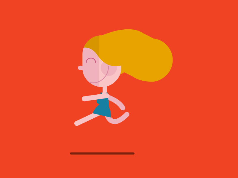 Girl Running