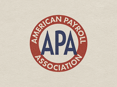 APA Badge badge branding vintage wpa
