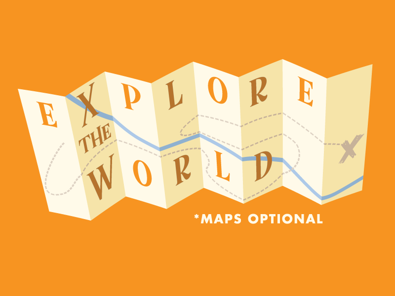 Explore The World, maps optional