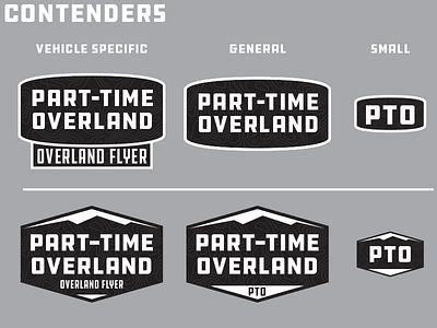 Part-Time Overland Logos