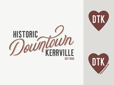 Downtown Kerrville Rebrand branding city design downtown illustration vector vintage