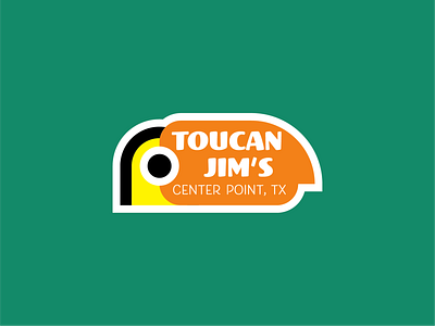 Toucan Jim's bird branding design illustration logo theme tropical vector