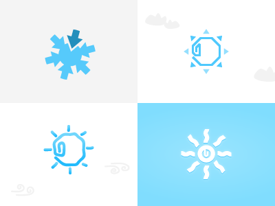WIP Sun logos