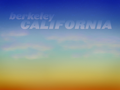 Sunset berkeley california inspiration photo illustration sunset