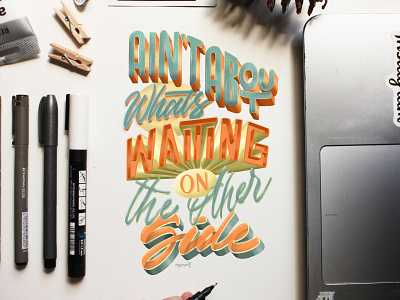 "The Climb" Lyrics Hand Lettering brush lettering calligraphy digital art digital lettering hand lettering illustrator art lettering lyrics quotes typography