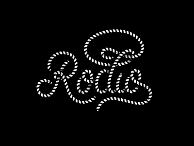 Rodio™ Lettering flourish lettering pattern brush rope script texture