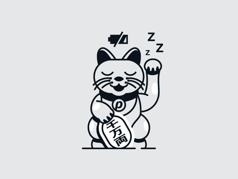 Empty State Illustrations money cat maneki neko ghost town empty state cowboy floating cows ghost illustration