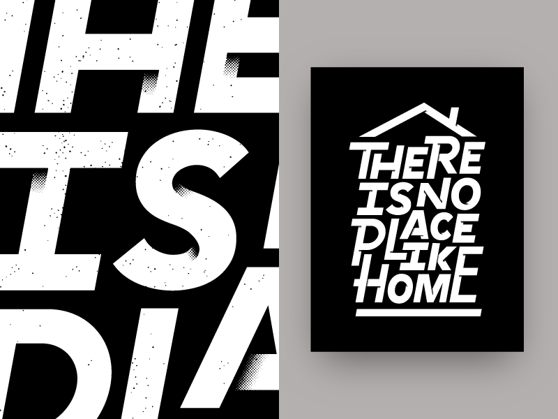 Afterhours Poster custom type home texture typography type lettering poster