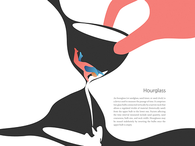 Hourglass character hourglass illustration time vector