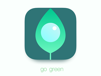 Daily UI #005 App Icon dailyui 005 ecofriendly environment design go green icon iconapp logo sustainable ui zero waste