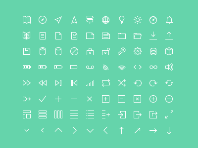 Lush Icons Grid Preview