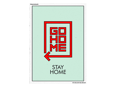 Go Home Stay Home. art covid 19 illustration monopoly poster stayhome staysafe