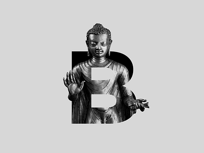 B for Buddha 36daysoftype art buddha god poster type typography