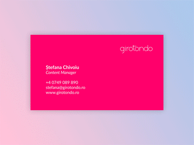 Girotondo business card catalogue girotondo online campaign seo