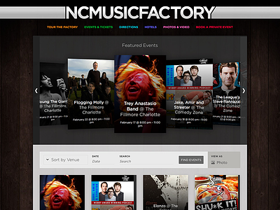 NC Music Factory 2.0 3d animation css css animation ui ux web design wordpress
