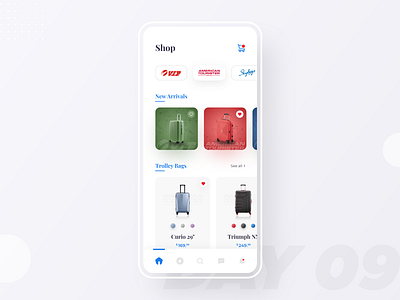 Day 09 | Shopping Screen UI 10ddc app clean ui design ios app iosapp minimaldesign mobile app mobile ui modern product shopping shopping cart trendy ui uidesign uidesigner uidesignpatterns ux uxdesign