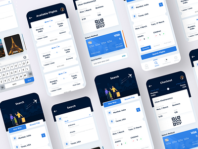 Airways Booking App UI Design