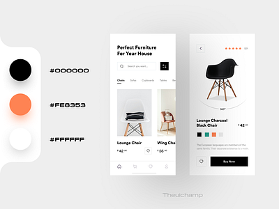 Furniture App UI Design