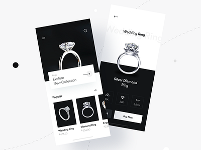 Jewellery App UI Design