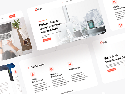 Octabit Website UI Design