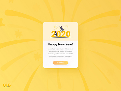 #DailyUI - 016 - Pop-Up 100daychallenge appdesign call to action colors contrast dailyui design illustration optimistic popup typography ui ui design yellow