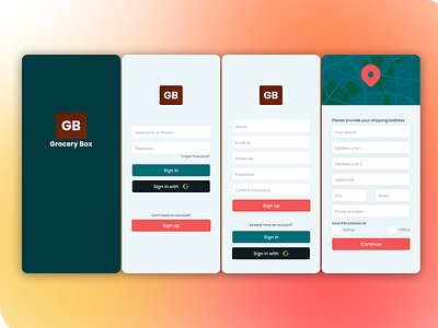 Onboarding Page for an app app appui design figma onboarding pages signin signup splash ui uiux