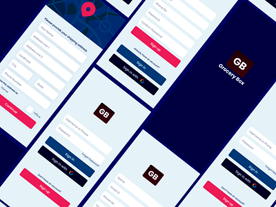 Grocery Delivery App UI