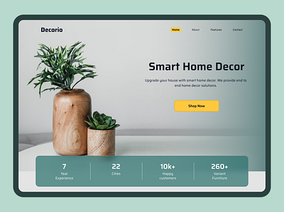 Web Design for Home Decor Store branding design figma ui web website webui