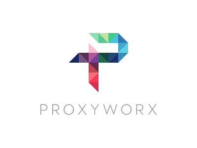 Proxyworx brand color logo minimal styleguide