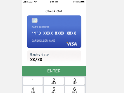 DailyUI Day 2 : Credit Card Checkout