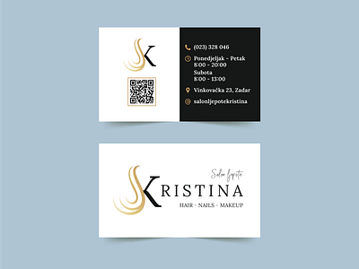 Business Card Design | Beauty salon Kristina