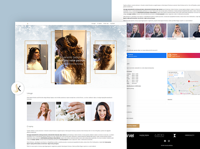 Landing Page | Beauty salon Kristina beauty beauty salon design landing page landing pages minimalism minimalist parallax parallax effect parallax scrolling salon salons web design web designer web site website website design