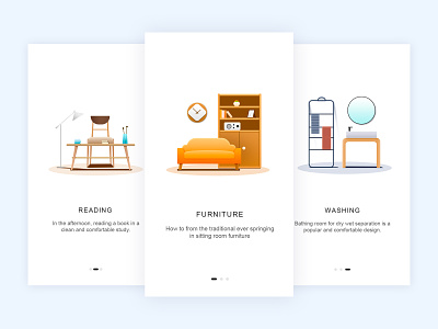 Guide page app design guide page home app ui ux