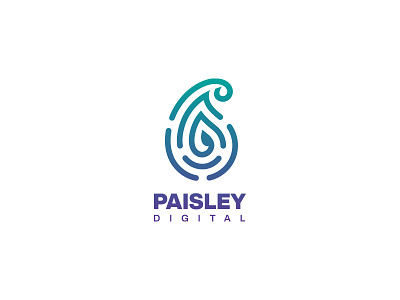 Paisley Digital app branding design icon identity illustration illustrator logo minimal vector web