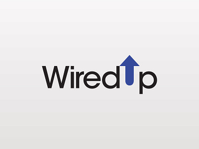 WiredUp brand design logo design